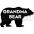 grandma Bear Baseball Cap (Embroidered) art