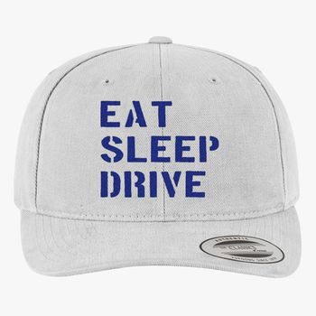 Eat Sleep Drive Brushed Cotton Twill Hat Embroidered Hatsline Com - eat sleep roblox trucker hat embroidered hatsline com