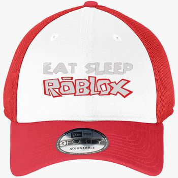 Eat Sleep Roblox New Era Baseball Mesh Cap Embroidered Hatsline Com - knit bat roblox