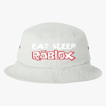 Eat Sleep Roblox Bucket Hat Embroidered Hatsline Com - eat sleep roblox bucket hat embroidered customon