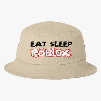 Eat Sleep Roblox Bucket Hat Embroidered Hatsline Com