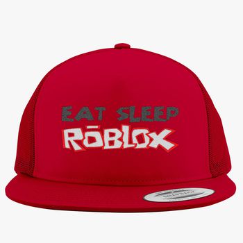 Eat Sleep Roblox Trucker Hat Embroidered Hatsline Com - eat sleep roblox trucker hat embroidered customon
