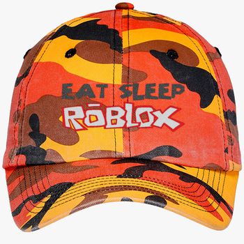 Eat Sleep Roblox Camouflage Cotton Twill Cap Embroidered - eat sleep roblox trucker hat embroidered hatsline com