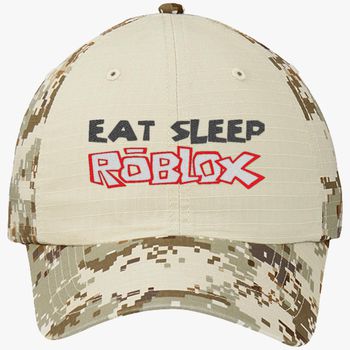 Eat Sleep Roblox Colorblock Camouflage Cotton Twill Cap Embroidered Hatsline Com - eat sleep roblox baseball cap embroidered hatslinecom