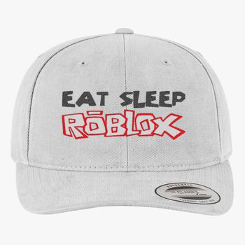 Eat Sleep Roblox Brushed Cotton Twill Hat Embroidered Hatsline Com - how to create a roblox hat 2019 august