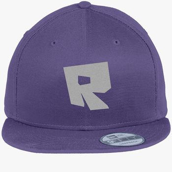 Roblox Logo New Era Snapback Cap Embroidered Hatsline Com - roblox logo purple and black