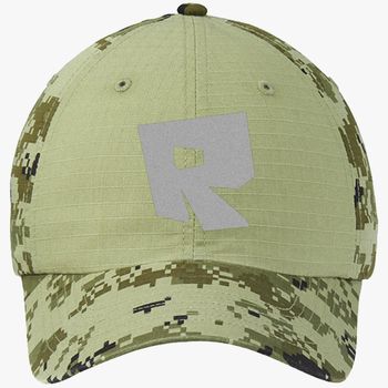 Roblox Logo Colorblock Camouflage Cotton Twill Cap Embroidered Hatsline Com - roblox black camo template