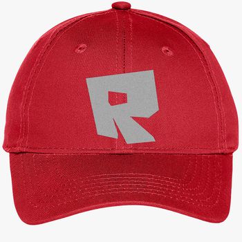 Roblox Logo Youth Six Panel Twill Cap Embroidered Hatsline Com - roblox red baseball cap shirt