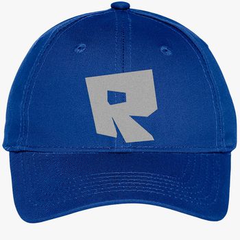 Roblox Logo Youth Six Panel Twill Cap Embroidered Hatsline Com