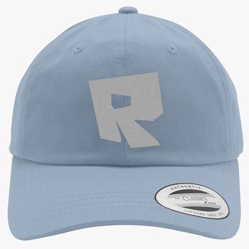 Roblox Logo Cotton Twill Hat Embroidered Hatsline Com - light blue roblox logo