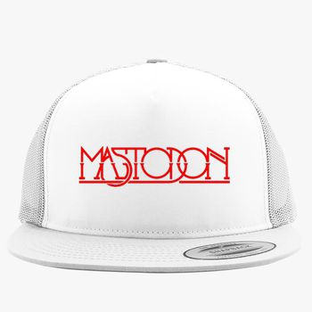 Mastodon Logo Trucker Hat Embroidered Hatsline Com - roblox logo snapback hat embroidered customon