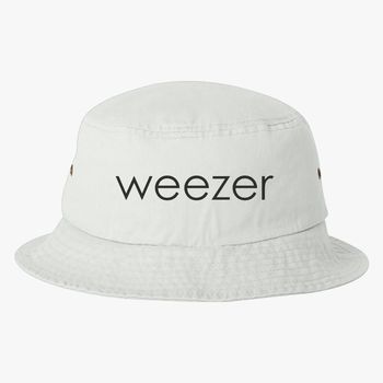 Weezer Logo Bucket Hat Embroidered Hatsline Com - roblox logo brushed cotton twill hat embroidered customon