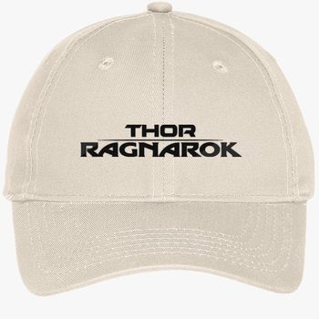 Thor Ragnarok Logo Youth Six Panel Twill Cap Embroidered Hatsline Com - thor hammer hat roblox