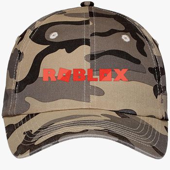 Roblox Camouflage Cotton Twill Cap Embroidered Hatsline Com