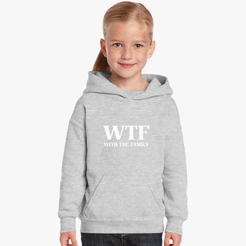 Kids Hoodie With The Family WTF