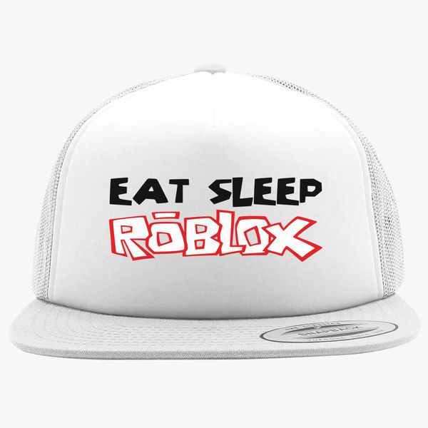 Eat Sleep Roblox Foam Trucker Hat Hatsline Com - hat white roblox