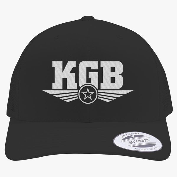 Soviet Kgb Logo Retro Trucker Hat Embroidered Hatsline Com - hat lenin roblox