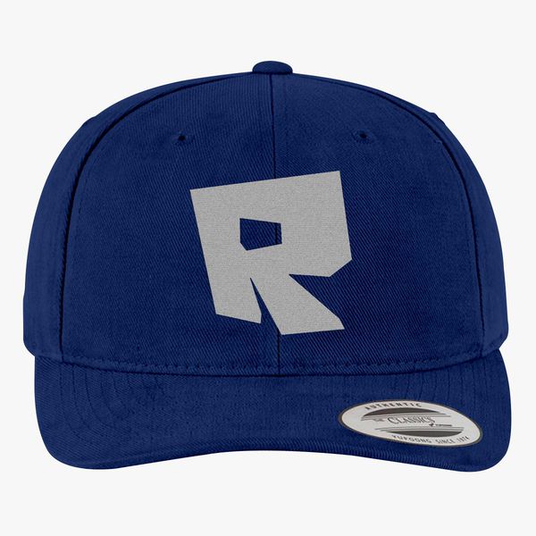 Roblox Logo Brushed Cotton Twill Hat Embroidered Hatsline Com - roblox blue logo