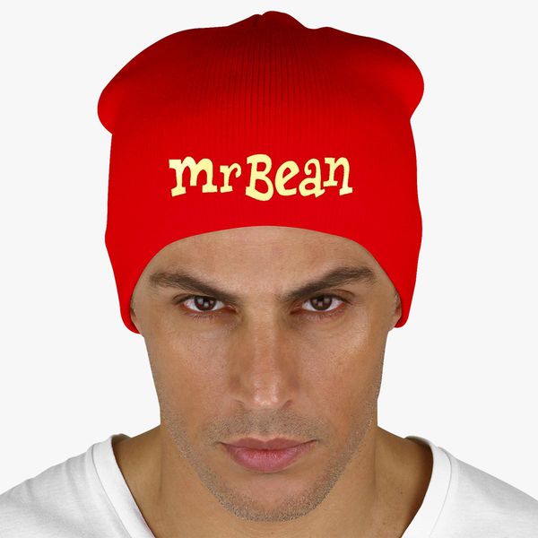Mr Bean Logo Knit Beanie Embroidered Hatsline Com