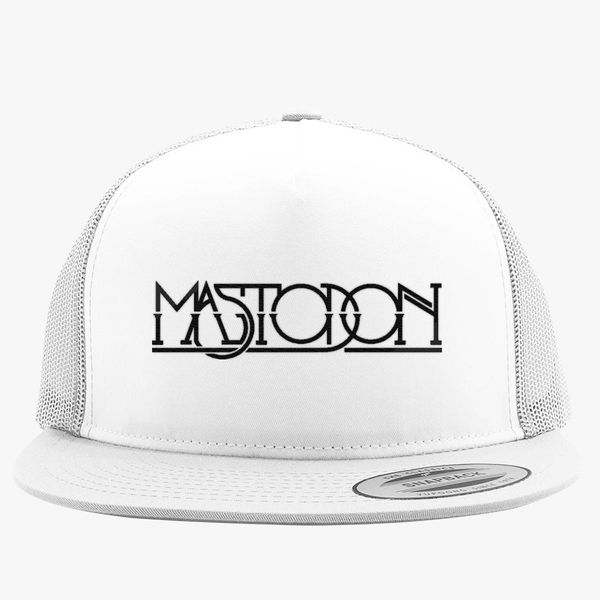 Mastodon Logo Trucker Hat Embroidered Hatsline Com - roblox foam trucker hat customon