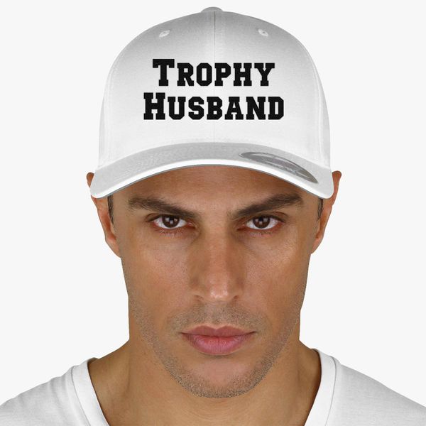 Go All Out Adult Hubby Embroidered Distressed Trucker Cap 
