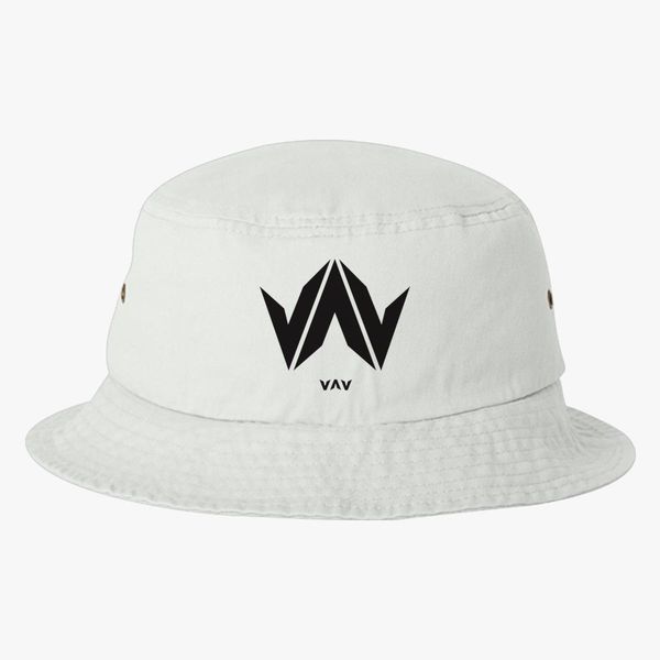 Vav Logo Bucket Hat Embroidered Hatsline Com - roblox logo brushed cotton twill hat embroidered customon