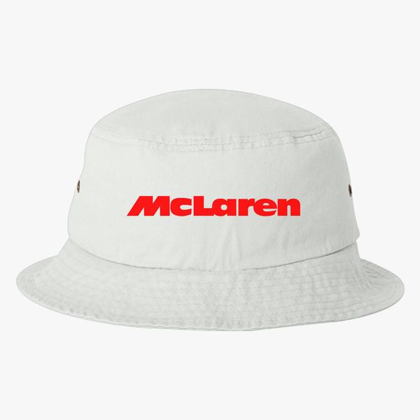 Mclaren Logo Bucket Hat Embroidered Hatsline Com - roblox logo snapback hat embroidered customon