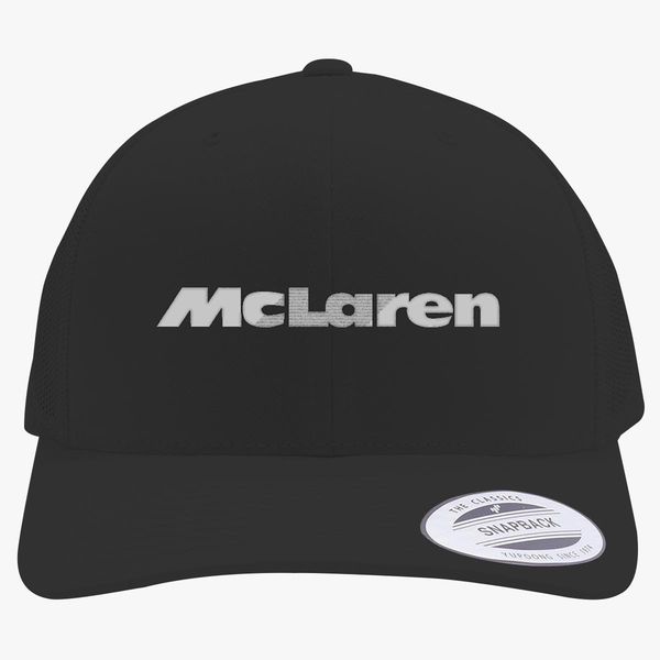 All Cotton Baseball Caps McLaren-Logo Snapback Custom Hats 