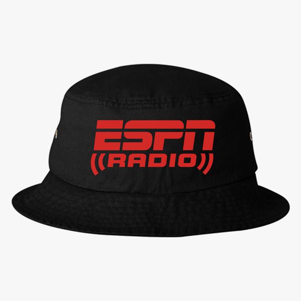 Espn Radio Logo Bucket Hat Embroidered Hatsline Com - radio hat roblox