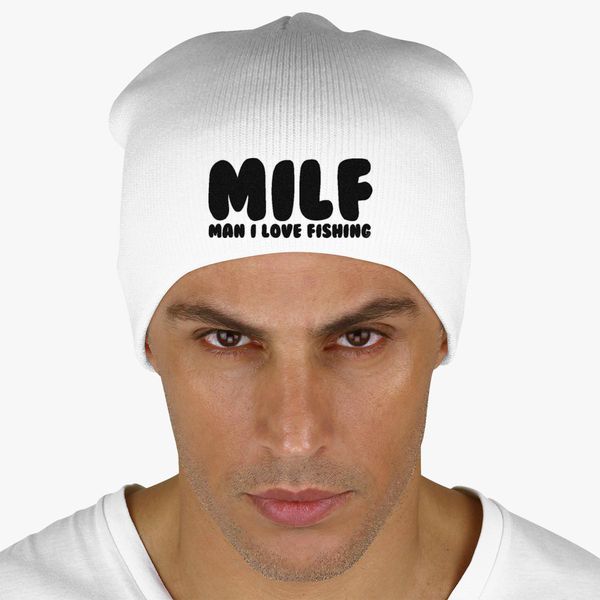 MILF- Fishing Knit Beanie (Embroidered) -