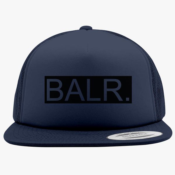 Uitstekend Editor Overgang BALR LOGO BLACK Foam Trucker Hat | Hatsline.com