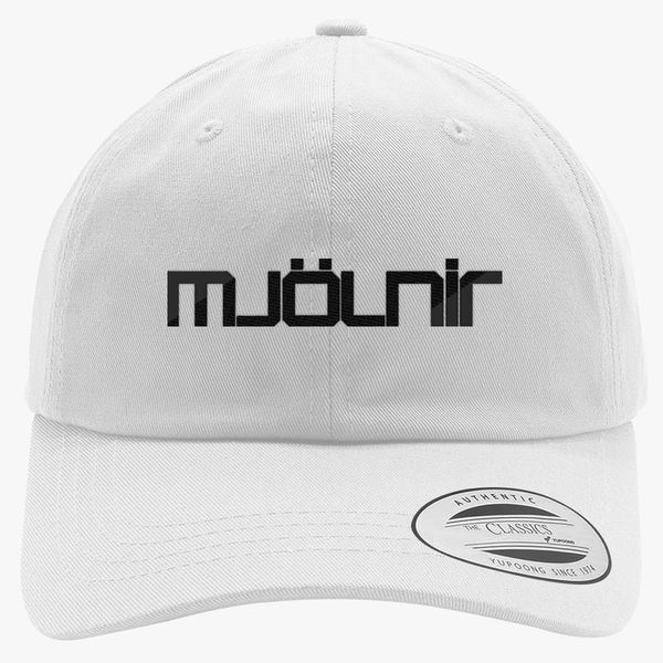 Mjolnir Logo Cotton Twill Hat Embroidered Hatsline Com - roblox logo brushed cotton twill hat embroidered