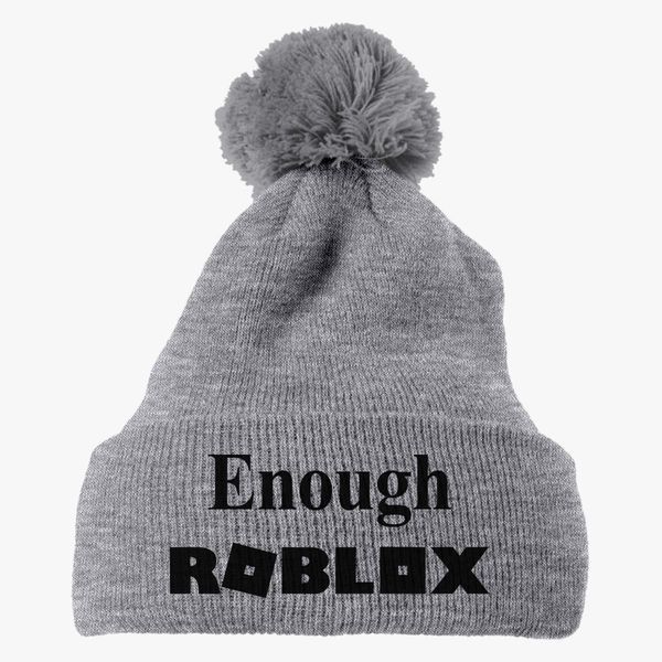 Enough Roblox Knit Pom Cap (Embroidered) Hatsline