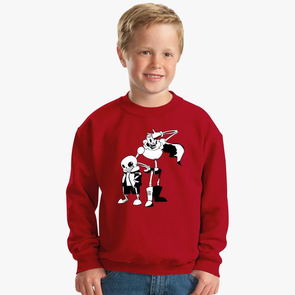 Sans And Papyrus Undertale Kids Sweatshirt Hatsline Com