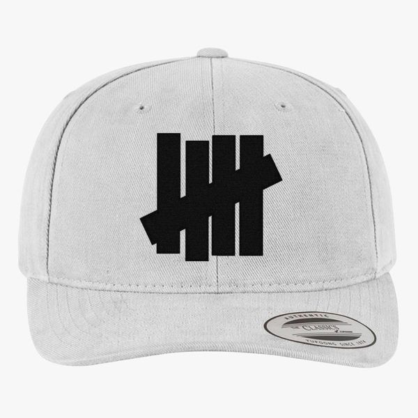 Undefeated Logo Brushed Cotton Twill Hat Embroidered Hatslinecom - roblox snapback hat embroidered hatslinecom