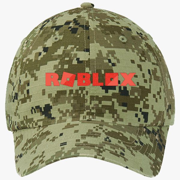 Roblox Ripstop Camouflage Cotton Twill Cap Embroidered