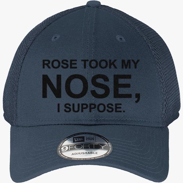 Rose Took My Nose I Suppose New Era Baseball Mesh Cap Embroidered Hatsline Com - rose mesh roblox