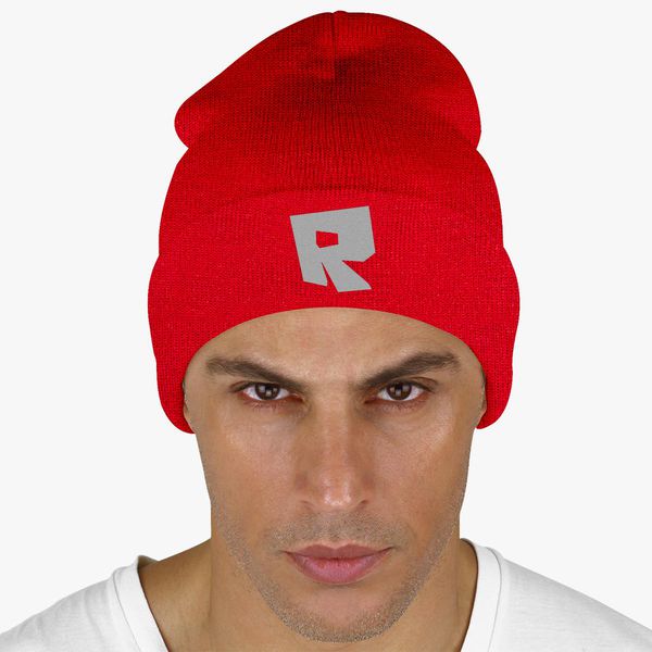 Roblox Logo Knit Cap Embroidered Hatsline Com - knit hat roblox