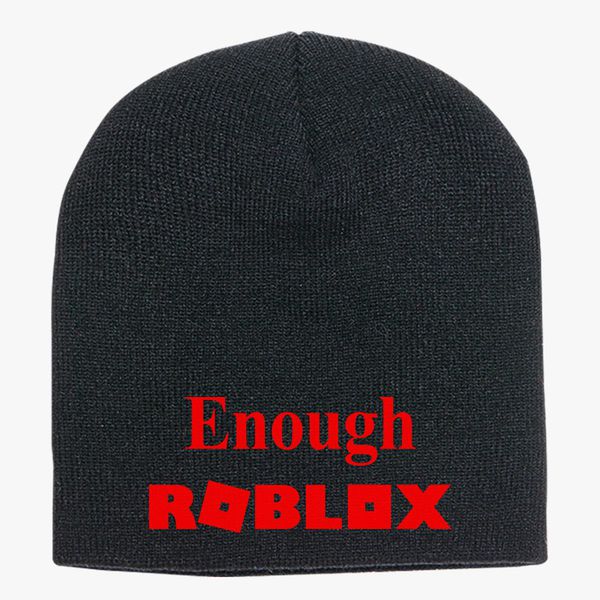 Enough Roblox Knit Beanie Embroidered Hatsline Com - grey beanie roblox