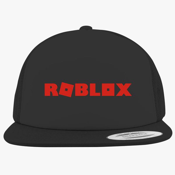 Roblox Foam Trucker Hat Hatsline Com - roblox logo in red and black